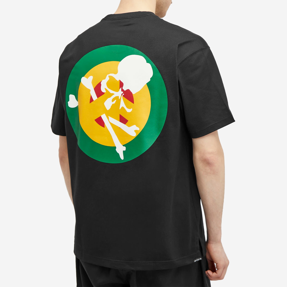 MASTERMIND WORLD Men's Rasta Print T-Shirt in Black MASTERMIND WORLD