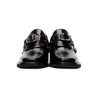 Y/Project Black Leather Buckle Loafers