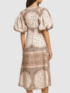 ZIMMERMANN - Day Printed Linen Midi Dress