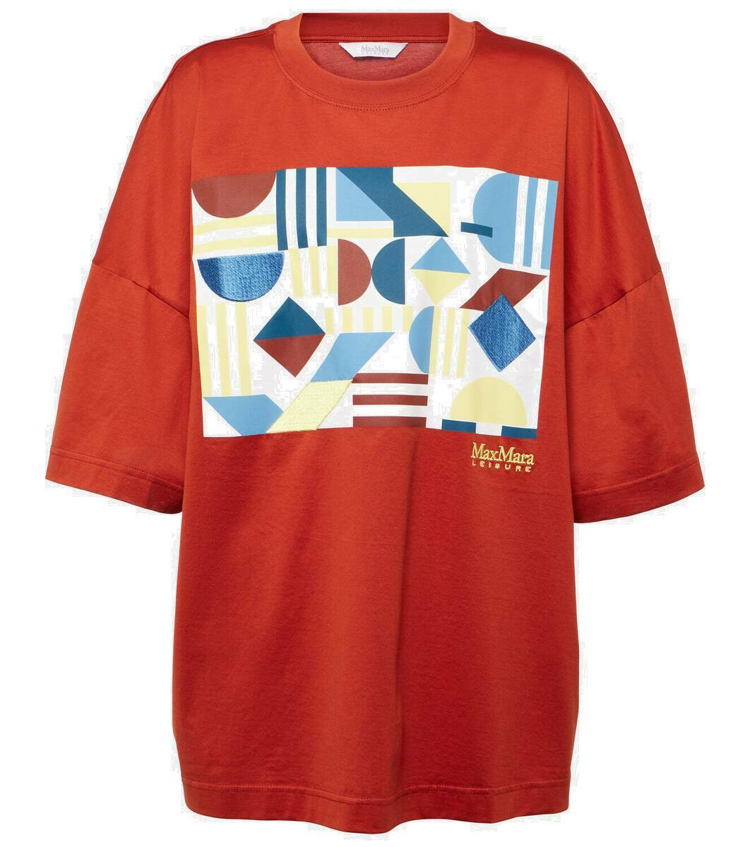 Max Mara Satrapo printed cotton jersey T-shirt Max Mara