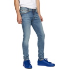 Nudie Jeans Blue Skinny Lin Jeans