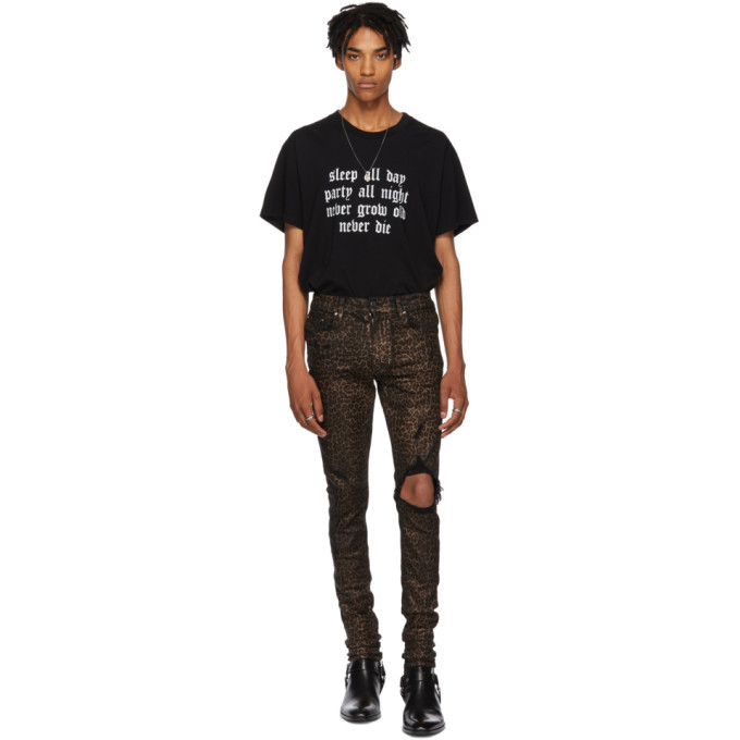 AMIRI BROKEN JEAN 28 正規品 ブラック スリムフィット Amiri Black 