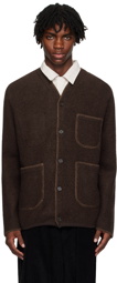 Universal Works Brown Pocket Cardigan