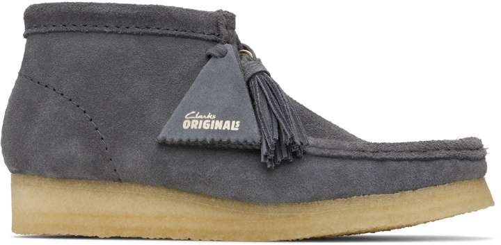 Photo: Clarks Originals Gray Wallabee Boots