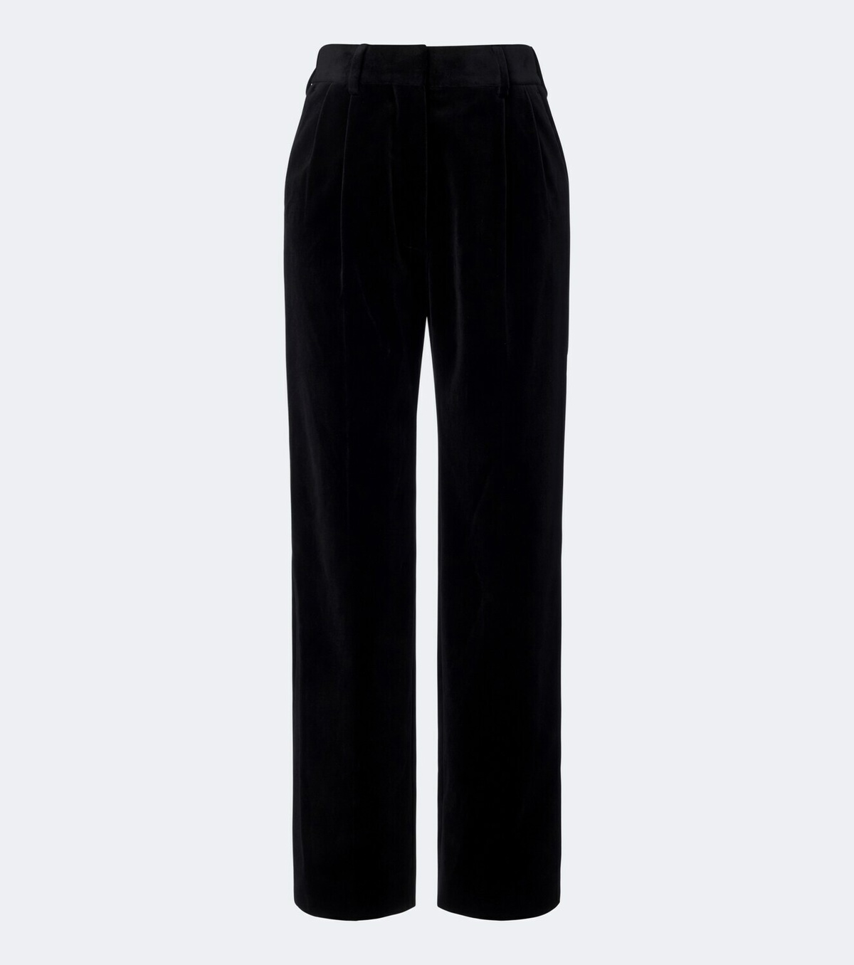 Blazé Milano Fox pleated cotton velvet straight pants