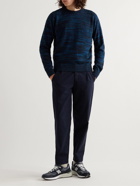 Anonymous ism - Space-Dyed Bouclé Sweater - Blue