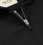 Fear of God - Loopback Cotton-Jersey Zip-Up Hoodie - Black