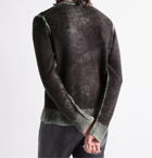 ACNE STUDIOS - Mélange Wool and Cashmere-Blend Sweater - Black