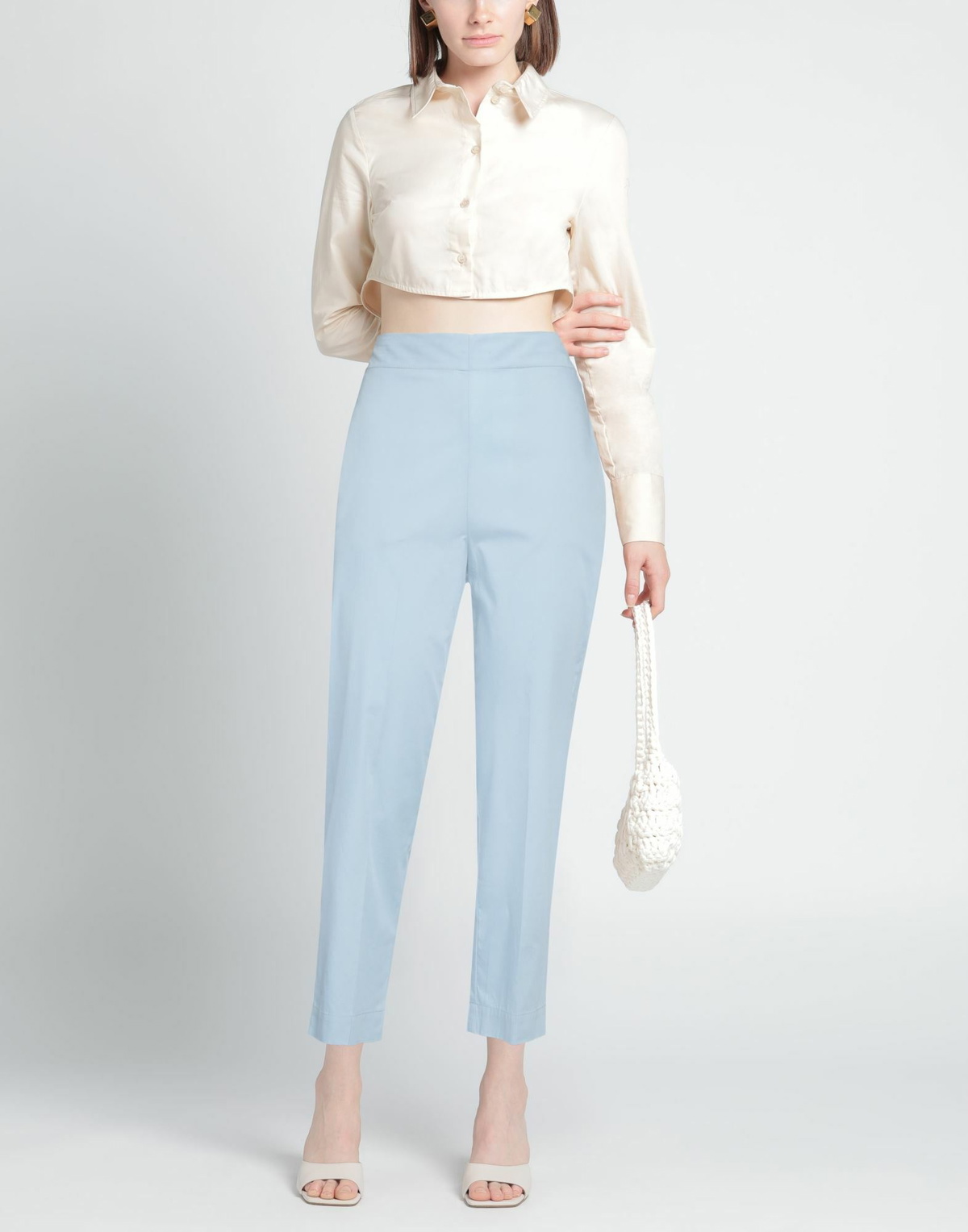 Jucca Womens Pants Sky in Blue