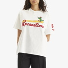 Bode Women's Reptile Rec T-Shirt in Cream