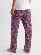 Derek Rose - Printed Cotton Pyjama Trousers - Red