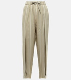 Loewe - Wide-leg silk pants
