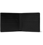 Ermenegildo Zegna - Pelle Tessuta Leather Billfold Wallet - Black