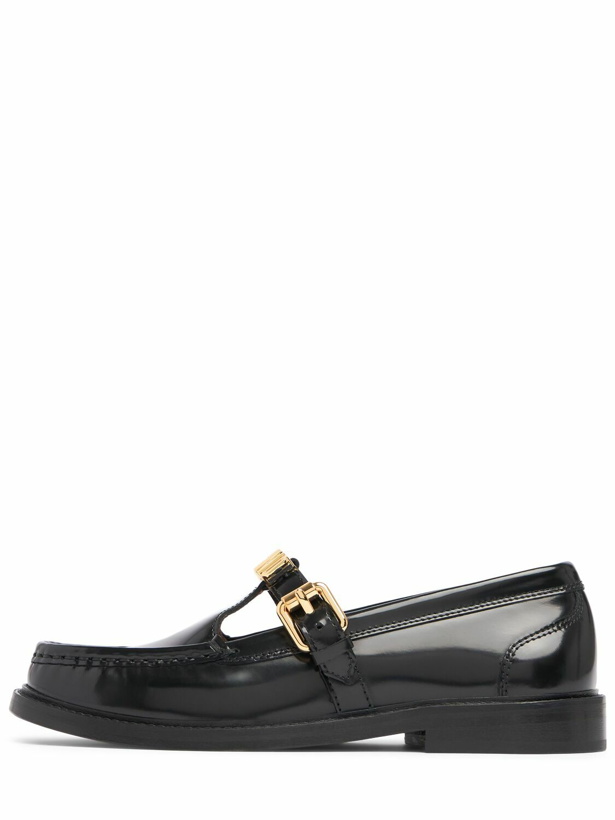 Photo: MOSCHINO 25mm Leather Loafers