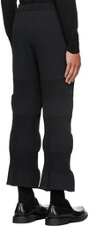 CFCL Black Fluted Trousers