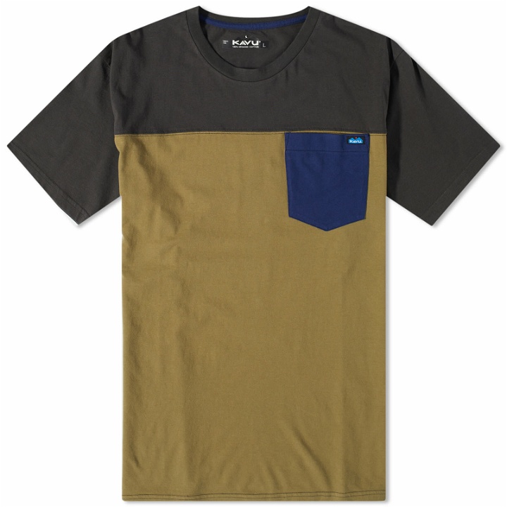 Photo: KAVU Men's Piece Out T-Shirt in Shadow Trail