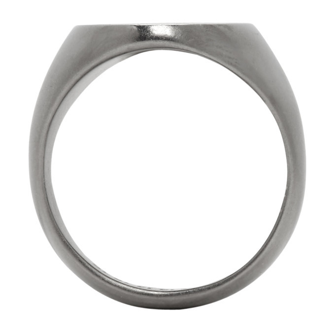 Maison Margiela Silver Signet Ring Maison Margiela