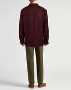 Brunello Cucinelli Mens Shirt Burgundy