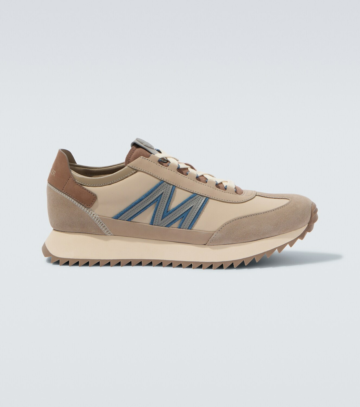Moncler Pacey2 suede-trimmed sneakers