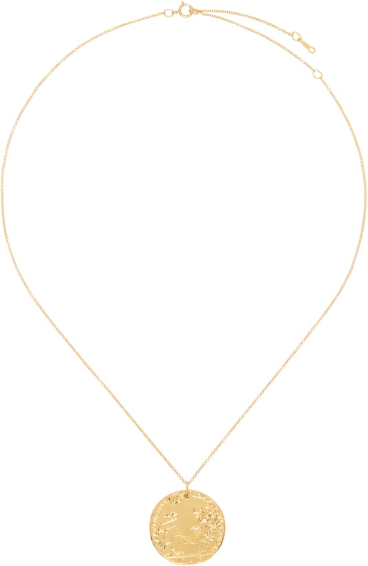 Photo: Alighieri Gold 'Il Leone' Medallion Necklace