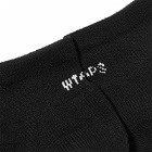 WTAPS Men's 04 Skivvies Half Sock in Black