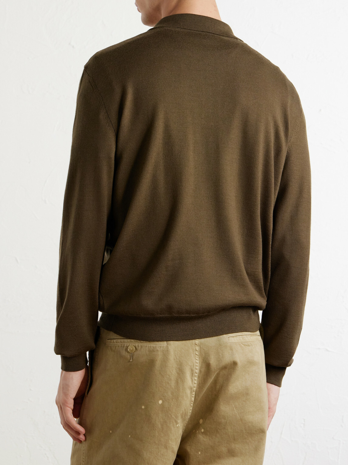 A.P.C. - Riou Virgin Wool Polo Shirt - Green