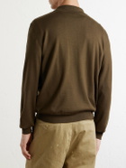 A.P.C. - Riou Virgin Wool Polo Shirt - Green