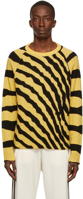 Photo: The Elder Statesman Yellow Cashmere Sweater