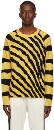 The Elder Statesman Yellow Cashmere Sweater