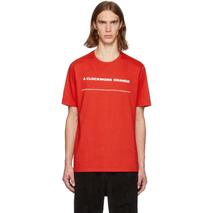 Photo: Undercover Red A Clockwork Orange Print T-Shirt