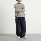 Anglan Men's Striped Long Sleeve in Navy