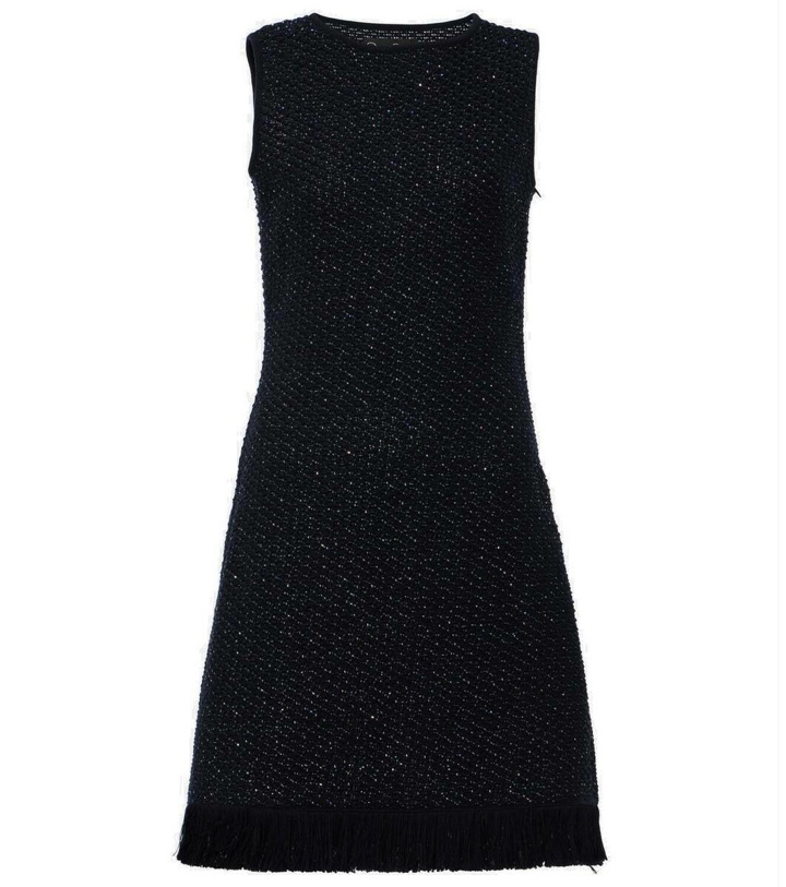 Photo: Oscar de la Renta Cotton-blend tweed minidress