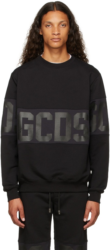 Photo: GCDS Black Band Logo Sweatshirt