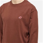 New Balance Men's Long Sleeve Made in USA T-Shirt in Brown