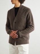 Boglioli - Brushed-Virgin Wool and Cashmere-Blend Cardigan - Brown
