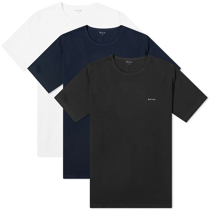 Photo: Paul Smith Men's Lounge T-Shirt - 3-Pack in Multicolour