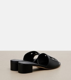 Dolce&Gabbana DG leather mules
