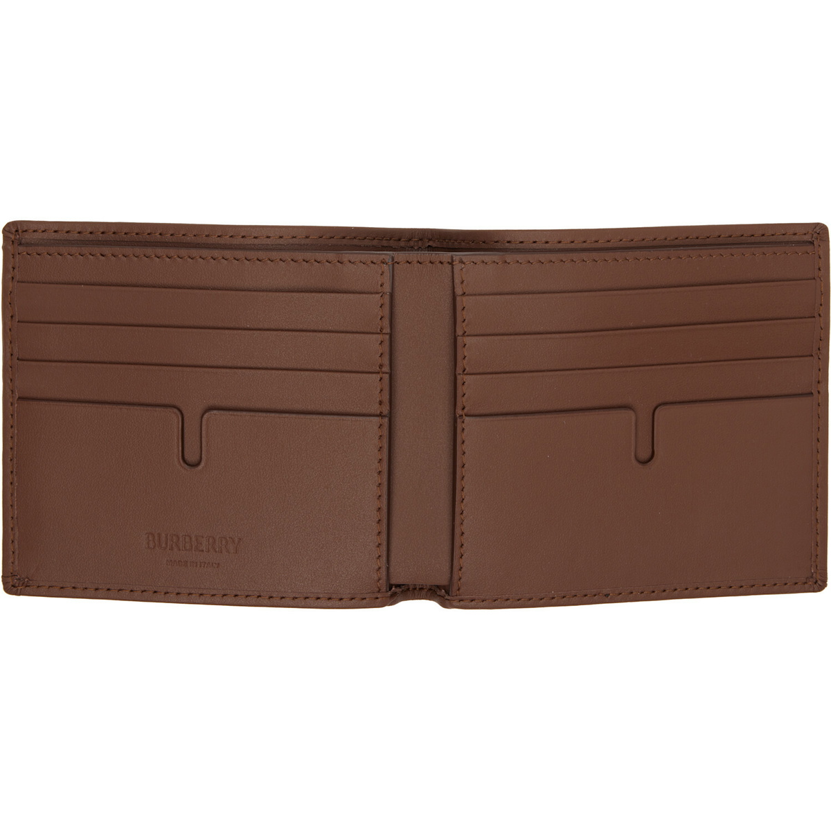 Burberry Beige Check Bifold Wallet