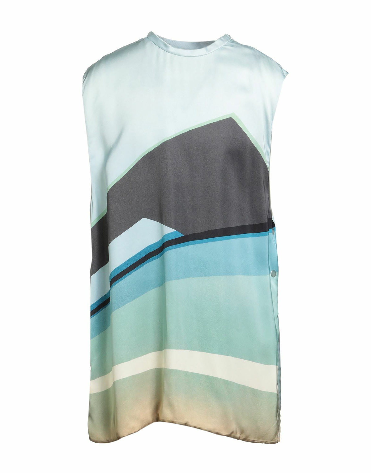 Jil Sander Mens T-shirt Sky in Blue