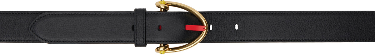 Bottega Veneta Black Snake Belt Bottega Veneta