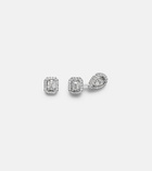 Messika My Twin 1+2 18kt white gold earrings with diamonds