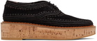 Gabriela Hearst Black Clergerie Edition Suede Louis Brogues