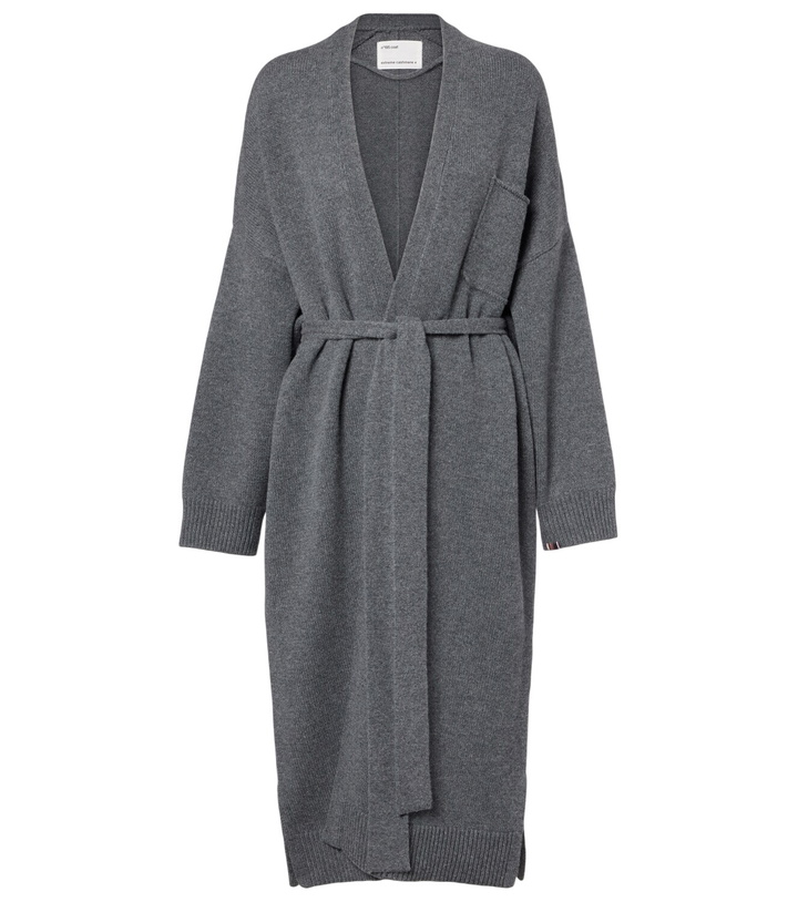 Photo: Extreme Cashmere N°105 Coat belted cashmere wrap cardigan