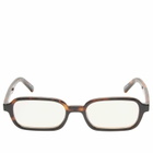 Le Specs Women's Pilferer Blue Light Optical Glasses in Tort/Blue Light Lens 