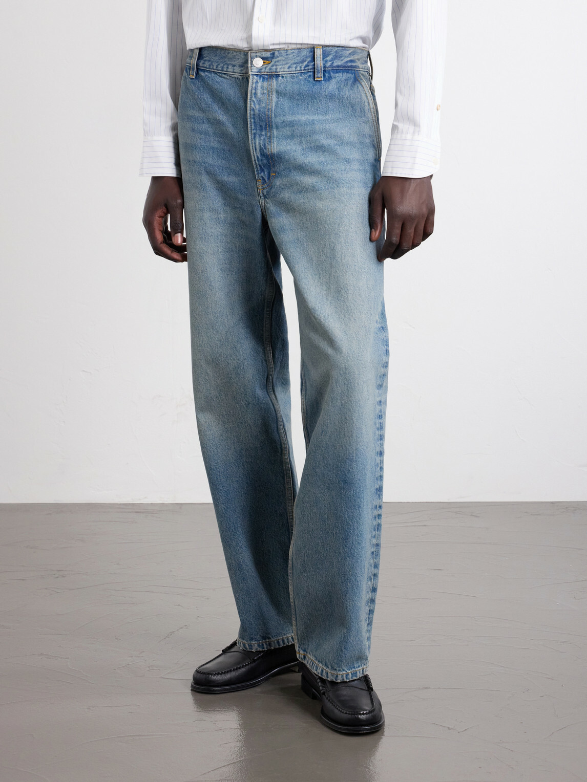 Jeanerica - Genua Straight-Leg Mid-Rise Cotton Jeans - Blue