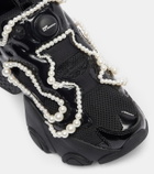 Noir Kei Ninomiya x Reebok embellished platform sneakers