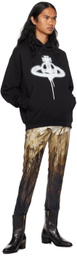 Vivienne Westwood Black Spray Orb Hoodie
