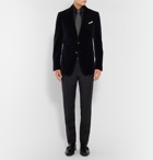 TOM FORD - Black Slim-Fit Cotton-Poplin Shirt - Men - Black