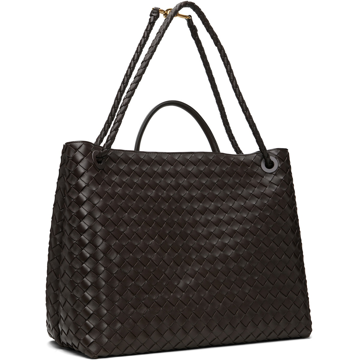 Bottega Veneta Brown Large Andiamo Bag