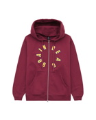 Brain Dead Collegiate Zip Up Hooded Sweatshirt